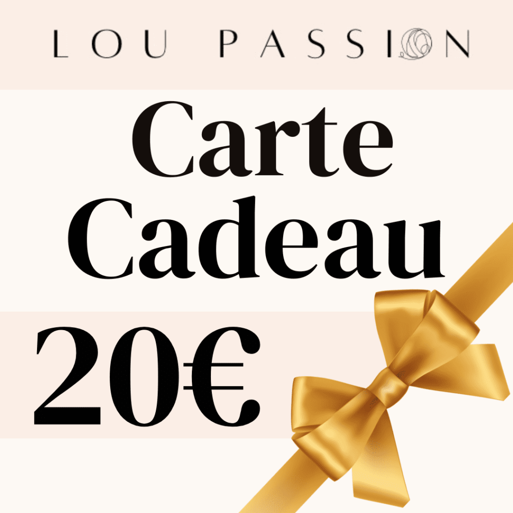 Carte cadeau 20€ - Lou Passion