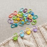 20 marqueurs de mailles colorés pour crochet et tricot