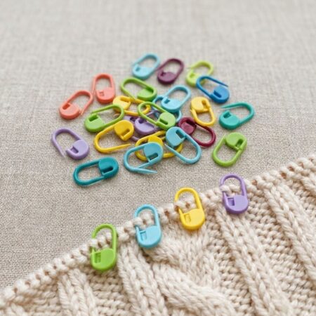 20 marqueurs de mailles colorés pour crochet et tricot