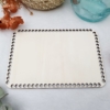 1 Base bois rectangulaire 25X17 cm