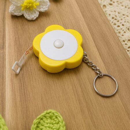 Mètre ruban fleur jaune 150 cm / 60 pouces - Accessoire de couture Lou Passion