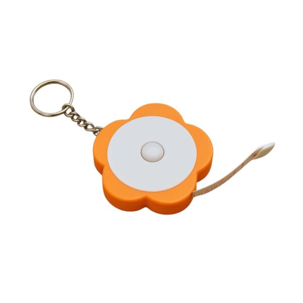Mètre ruban fleur orange 150 cm / 60 pouces - Accessoire de couture Lou Passion