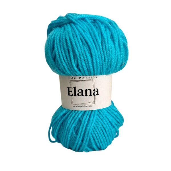 Pelote de laine Elana - Acrylique REF 511 - Turquoise