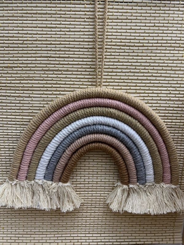 Corde Coton macramé 25 m peignée 3mm Acier