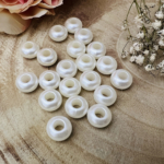 20 Perles nacrés coupole 14 mm
