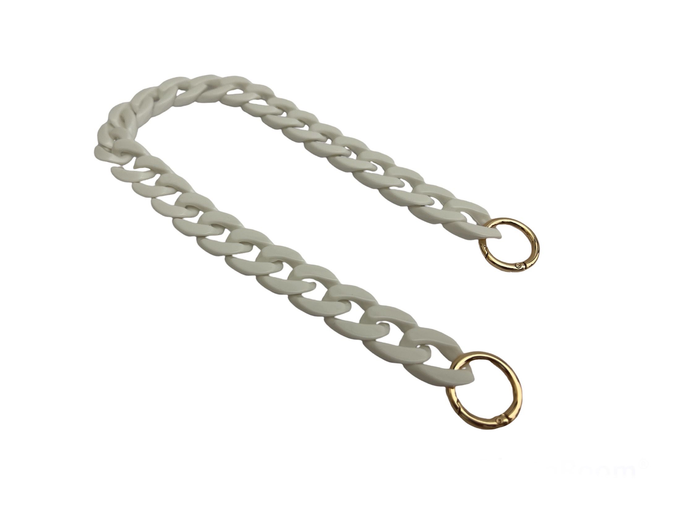 2 Chaînes à Maillons Avec Mousquetons - 60 Cm - Acier Inoxydable 3mm - Noir - Pour Suspension, Clôture, Balançoire