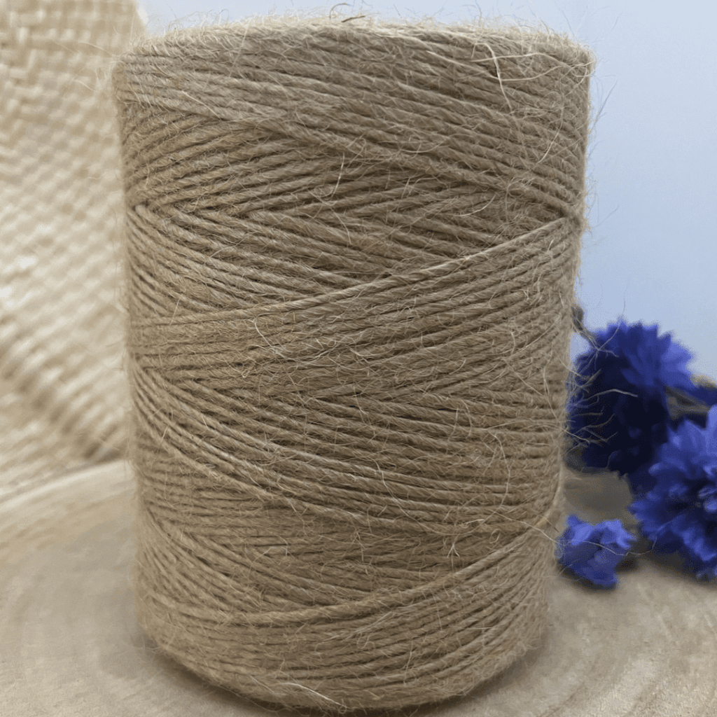 Bobine Fil De Jute Naturel 75 M - Pour Art Floral, Décoration, Jardinage - Résistant Et Polyvalent