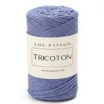 Tricoton macramé ardoise référence 139 fil pour sacs au crochet Lou Passion