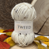 Pelote de Laine Tweed Ecru