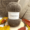 Pelote de Laine Tweed Marron