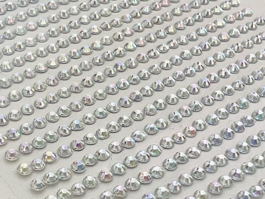 8 Rouleaux De Ruban Strass Autocollant Multicolore – 0,66 Cm X 1 Yard, Pour Décorations DIY