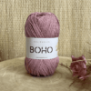 Boho Fil 100 % Coton Naturel 100g 210 mètres Vieux rose 67