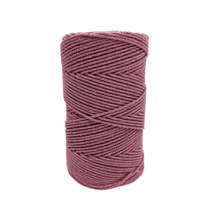 buttinette Corde peignée pour macramé rope, écru, torsion triple,  épaisseur : 5 mm, 55 m