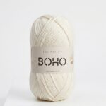 Fil coton Boho crème 100g 210m Oeko-Tex crochet tricot Lou Passion