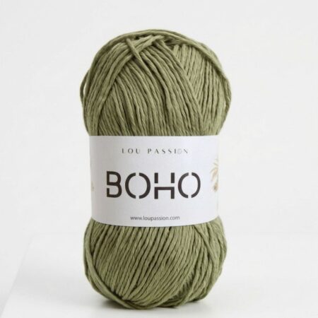 Boho Fil 100 % Coton Naturel 100g 210 mètres Amande 137