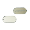 Label Étiquette 40X20mm Plexiglass Miroir Argent à personnaliser
