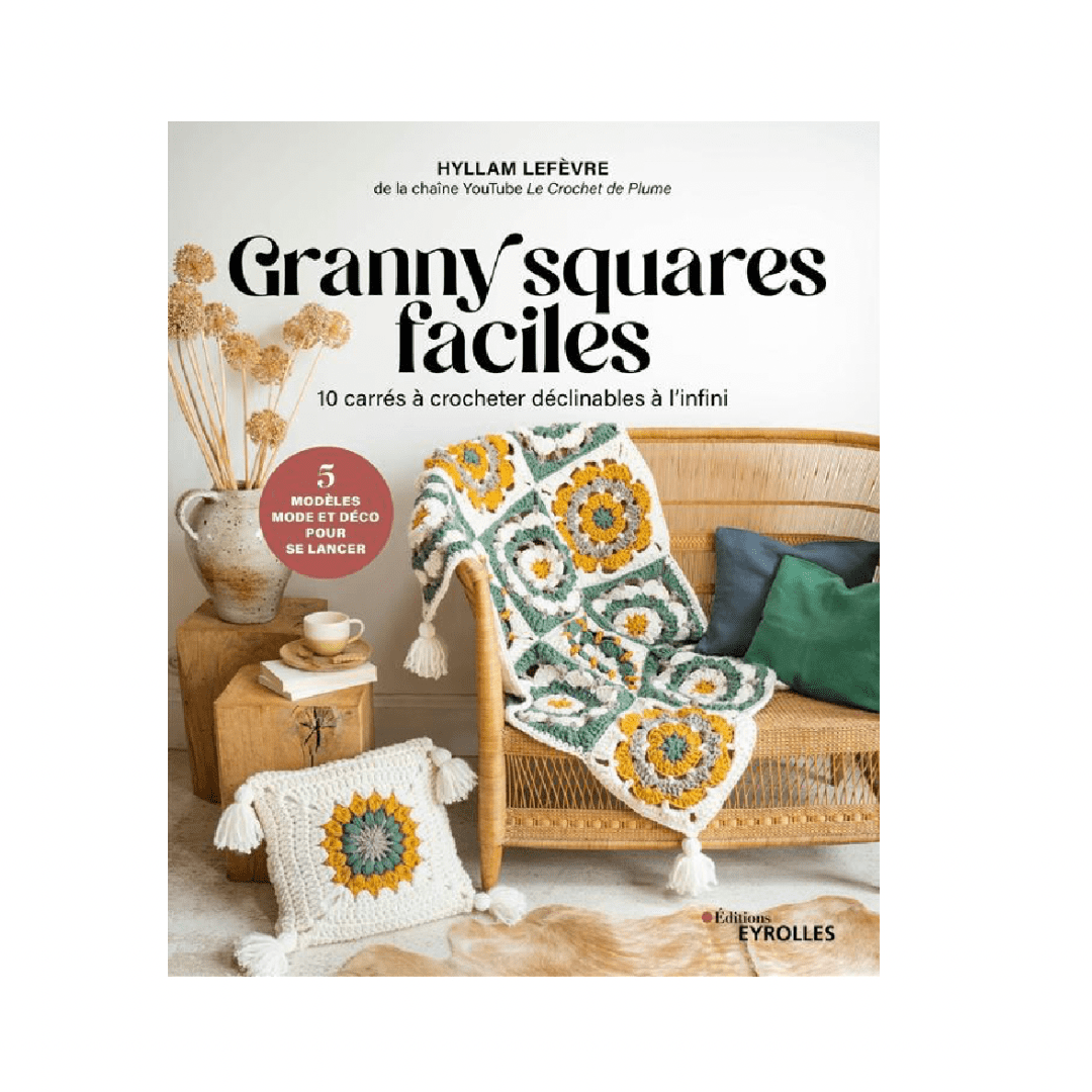 Livre Granny squares faciles - Lou Passion