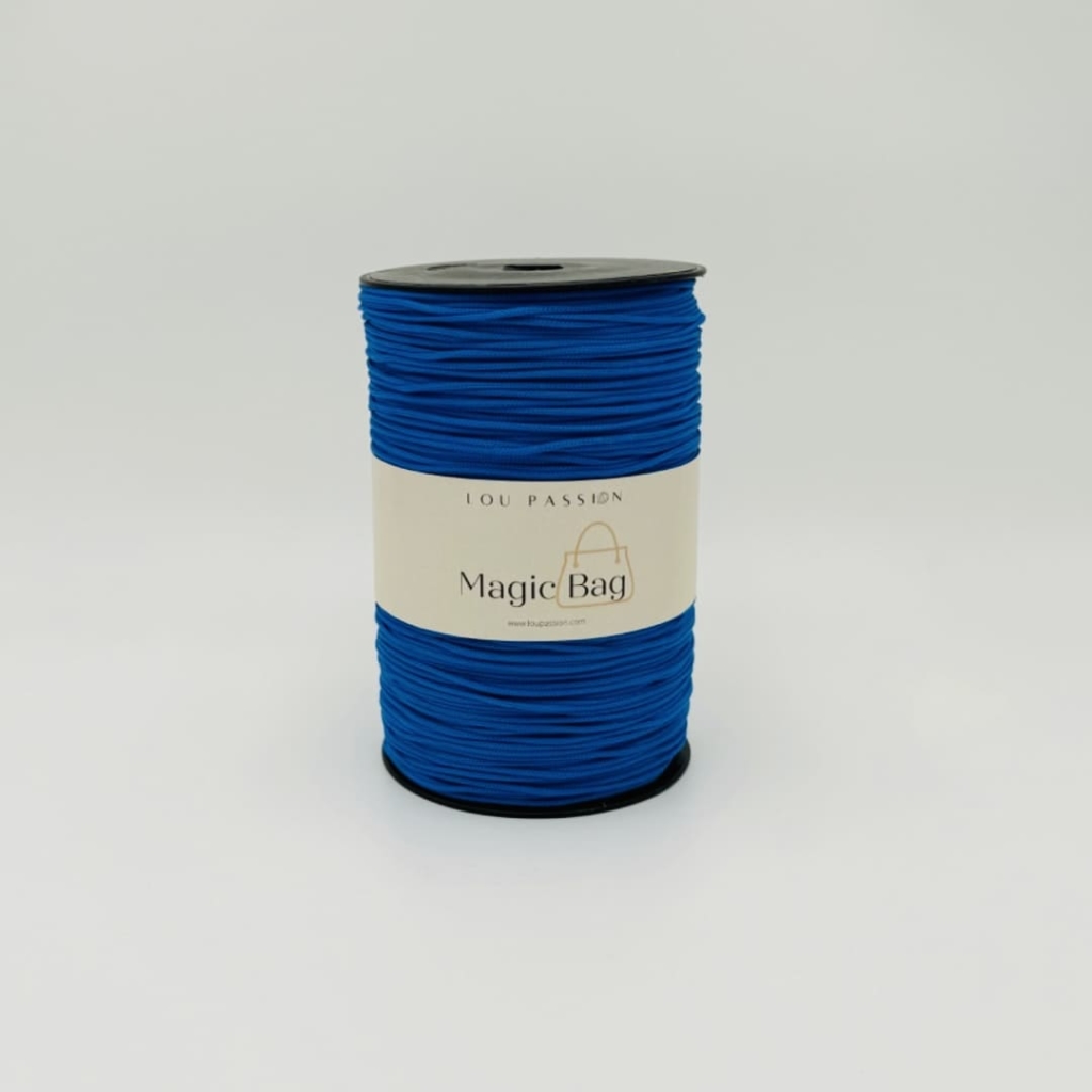 Aiguille crochet 3mm plastique bleu fashion