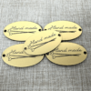 5 Etiquettes/ labels Ovales 35X20mm - Hand made collection Tricot