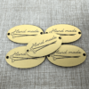 5 Etiquettes/ labels Ovales 35X20mm - Hand made collection Tricot