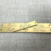 5 étiquettes labels rectangles 5x1 cm - fait main collection fil et aiguille