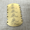 5 Etiquettes/ labels Ovales 35X20mm - Fait main Collection couture