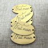 5 Etiquettes/ labels Ovales 35X20mm - fait main Collection aiguille et fil