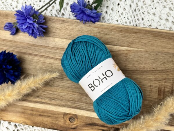 Fil Boho 100% Coton Naturel – 100g 210m - Canard 36