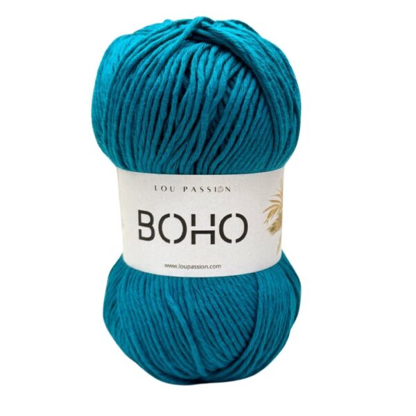 Fil Boho 100% Coton Naturel – 100g 210m - Canard 36