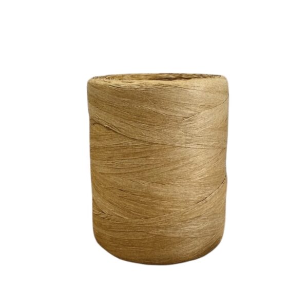 Fil raphia naturel couleur corde 100% naturel – pelote 200g – idéal crochet, tricot et DIY – Lou Passion