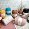 Tricoton Soft macramé - 450m/500gr - Moutarde