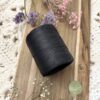Pelote de raphia noire pour crochet sac