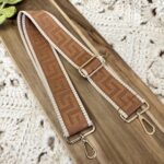 Bandoulière fantaisie réglable camel – Lou Passion