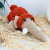 Modèle grand amigurumi Edmouth le Mammouth - vidéo tutoriel pas à pas - Lesptitesbouill crochet