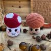 Modèle amigurumi champignon - vidéo tutoriel pas à pas - Lesptitesbouill crochet