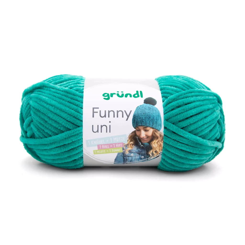 Gründl Funny Uni Lot De 2 Pelotes De 100 G De Fil Doux Pour Bébé Avec Instructio