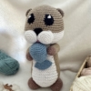 Modèle amigurumi Loutre - vidéo tutoriel pas à pas - Lesptitesbouill crochet
