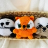 Modèle amigurumi balle Renard - vidéo tutoriel débutant pas à pas - Lesptitesbouill crochet