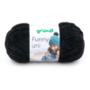 Pelote de laine velours FUNNY Gründl 100gr - 120m - Noir 17