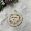 1 boule de Noel " Mon premier Noël "