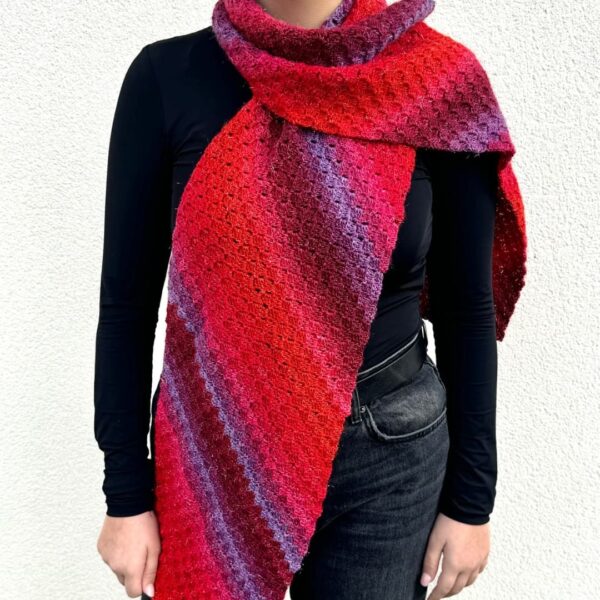Tutoriel Vidéo : Écharpe au Crochet C2C – Réalisé par Les P’tites Bouilles