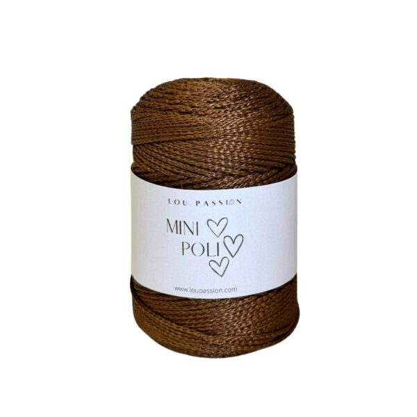 Fil Mini Poli – 100% Polyester - 100g 150m - Terracotta