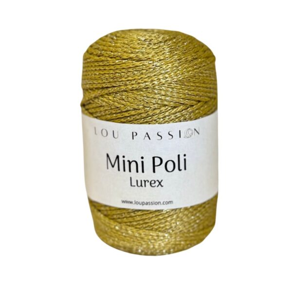 Fil Mini Poli Lurex – 100% Polyester avec Lurex - Or