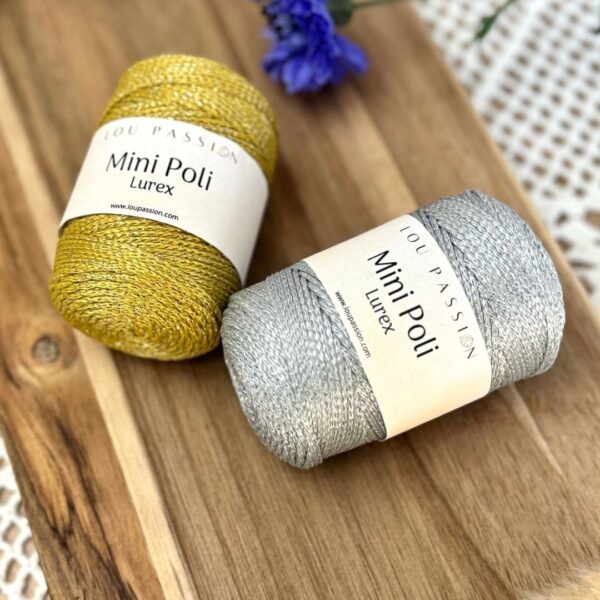 Fil Mini Poli Lurex – 100% Polyester avec Lurex - Or