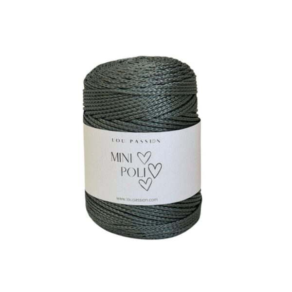 Fil Mini Poli – 100% Polyester - 100g 150m - Gris acier