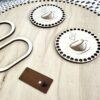 Kit DIY Plateau & Sous-Tasses en Bois à Crocheter – Fabrication Française