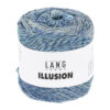 Pelote Lang Yarns Illusion 1155.0006 – coton et viscose – coloris bleu