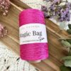 Pelote de fil Magic Bag Slim 100% polypropylène de couleur rose - idéal pour les sacs et accessoires au crochet.