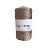 Pelote de fil Magic Bag Slim 100% polypropylène de couleur taupe satiné - idéal pour les sacs et accessoires au crochet.