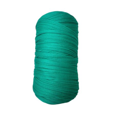 Pelote de Trapilho Satin Stretch Emeraude – Fil souple, brillant et épais pour crochet et tricot